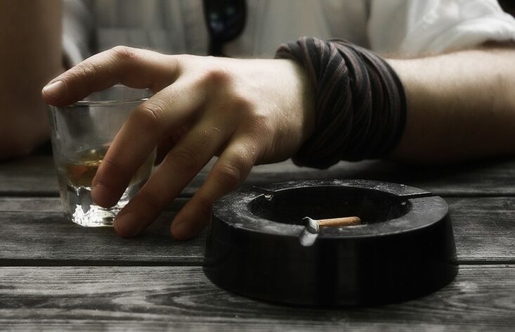 smēķēšana un alkohols kā prostatīta cēlonis